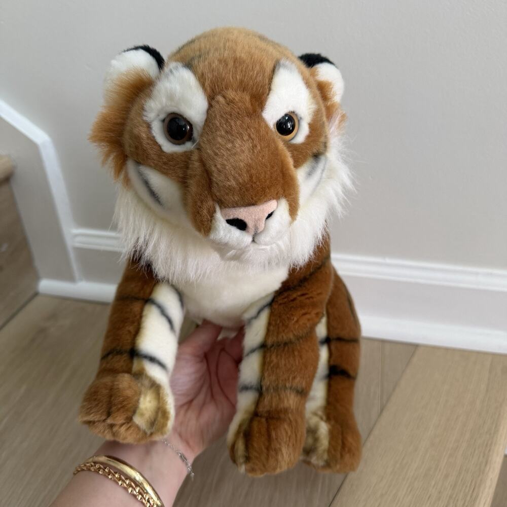 Vintage Aurora Bengal Tiger Plush Toy Stuffed Animal 12”